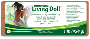 Living Doll Clay, Brown