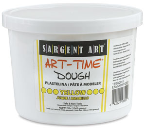 Art-Time Dough, Yellow 3&nbsp;lb