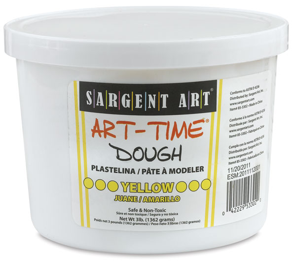 Art-Time Dough, Yellow 3&nbsp;lb