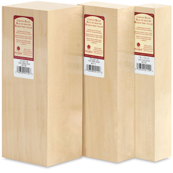 Walnut Hollow Basswood Carving Blocks - BLICK art materials