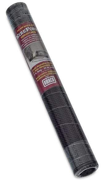 Modeler's Mesh, Black Aluminum, Roll