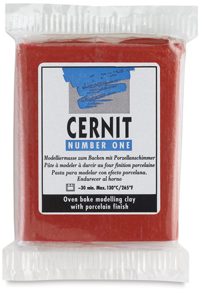 Cernit Polymer Clay, Christmas Red