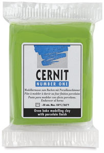 Cernit Polymer Clay, Light Green