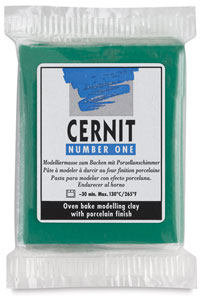 Cernit Polymer Clay, Green