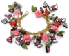 "Millefiori Canes, Handformed Roses & Hearts, Glass Pearls & Beads, Artistic Wire" by Marie Segal