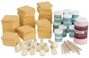 Balsa Foam and Underglaze Printing Class Pack Balsa Foam and Underglaze Printing Class Pack