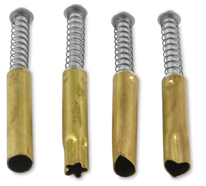 Set of 4 Cutters, Assorted Shapes, 3/16"