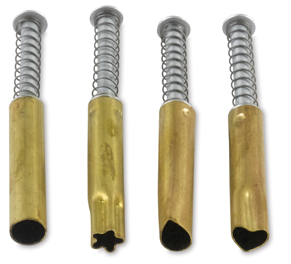 Set of 4 Cutters, Assorted Shapes, 3/16"