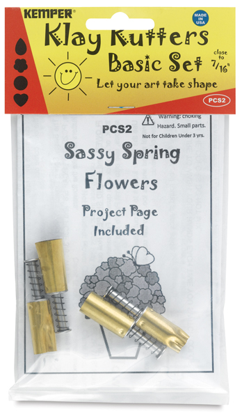 Set of 4 Cutters, Assorted Shapes, 7/16"