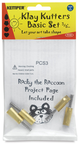 Set of 4 Cutters, Assorted Shapes, 3/8"