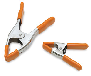 2" (Left) and 1" (Right) Spring Clamps