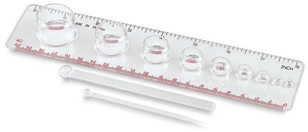 Clay Mixing Ruler