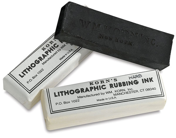 Lithographic Rubbing Ink Sticks