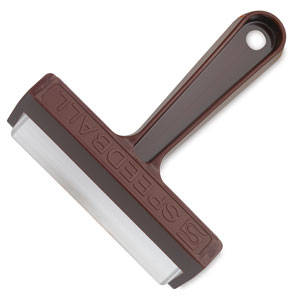Deluxe Hard Rubber Pop-In Brayer with Acrylic Frame