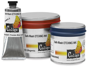 Safe Wash Etching Inks