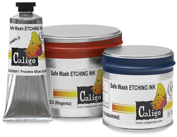 Safe Wash Etching Inks