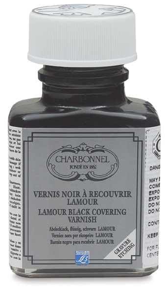 Lamour Black Covering Varnish, 75 ml