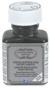 Lamour Black Satin Hard Ground, 75ml&nbsp; NEW! 
