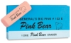 Pink Bear Eraser, Pkg of 12