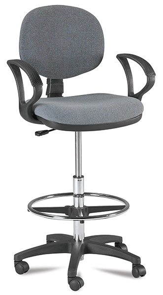 Drafting Stool, Gray