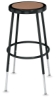 Adjustable Stool without Backrest, Black