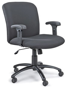 Mid-Back Uber Chair with T-Pad Arms, Sold Separately Mid-Back Uber Chair with T-Pad Arms, Sold Separately