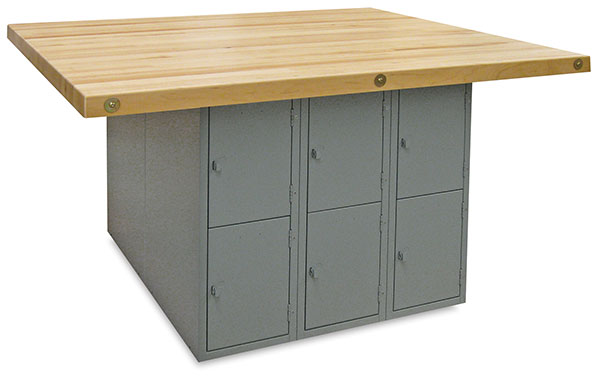 12-Locker Workbench without Vises, Large