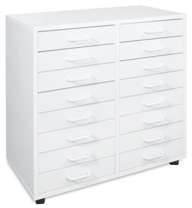 Mobile 16-Drawer Cabinet