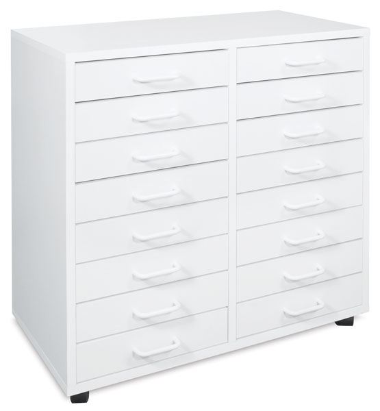 Mobile 16-Drawer Cabinet