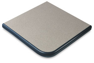 Gray with Navy Trim