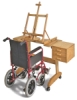 Painting Workstation Easel, Shown in Use with Wheelchair