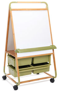 Double-Sided Bamboo Easel