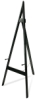 Xylem Adjustable A-Frame Easel, Black