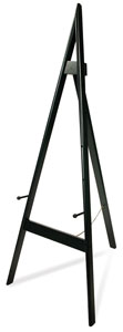 Xylem Adjustable A-Frame Easel, Black