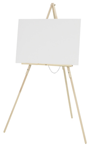 Tripod Floor Easel, Natural Finish  (Canvas Not Included)