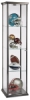 Visions Series Display Case, Hammertone Silver