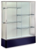 Satin Aluminum Frame/Navy Base