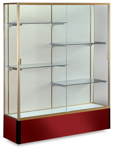 Champagne Gold Frame/Maroon Base