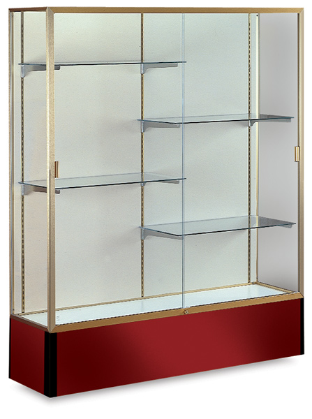 Champagne Gold Frame/Maroon Base