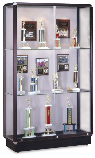 Lighted Display Case, Bronze