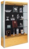 Full Display Case, Light Maple Base with Satin Frame and Black Backing