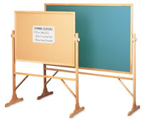 Ghent Reversible Wood Frame Chalkboards