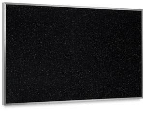 Recycled Rubber Tackboard, Black