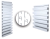Single-Sided Slatwall Panel