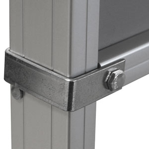 Stiffener Bracket, Shown with Upright and Panel
