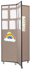 3 Panel Display, Oatmeal