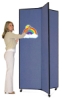 3 Panel Display, Blue