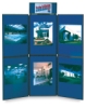 6 Panel Display System, Shown with Header Panel
