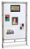 Freestanding Steel MeshPanel Display Wall, 7 ft &nbsp;&times; 4 ft