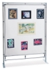 Freestanding Steel MeshPanel Display Wall, 7 ft&nbsp;&times; 5 ft